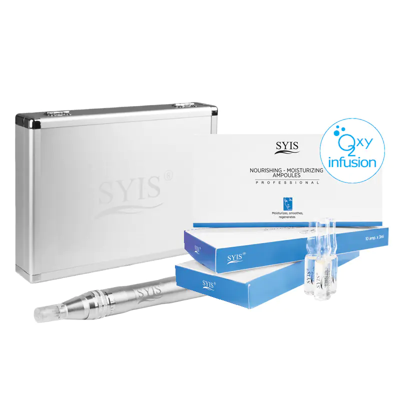 ⁨Syis - Microneedle Pen 05 silver + syis cosmetics⁩ at Wasserman.eu