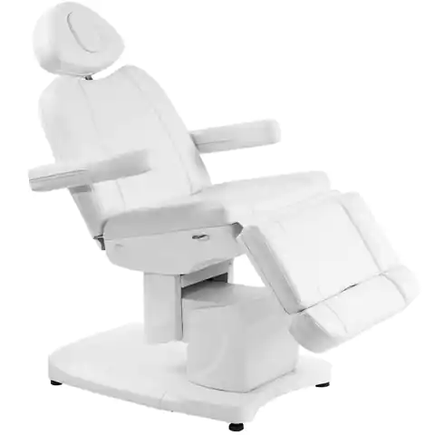 ⁨Cosmetic chair electric Azzurro 708A 4 strong. white heated⁩ at Wasserman.eu