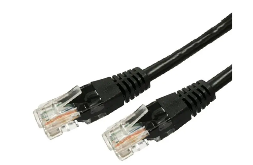 ⁨Cable Patchcord cat.6A RJ45 UTP 3m. black⁩ at Wasserman.eu