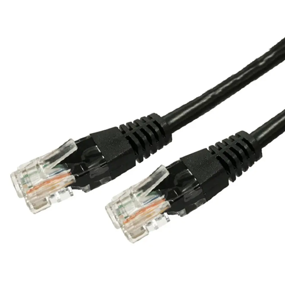 ⁨Cable Patchcord cat.6A RJ45 UTP 2m. black⁩ at Wasserman.eu