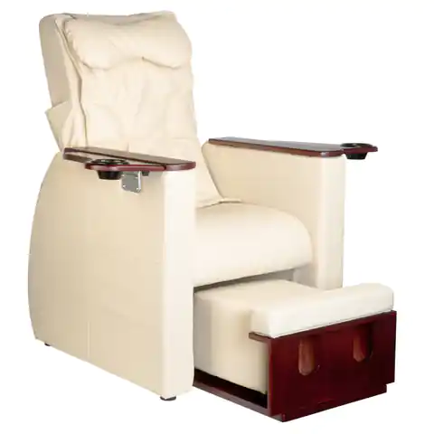 ⁨Spa chair for pedicure with back massage Azzurro 101 beige⁩ at Wasserman.eu