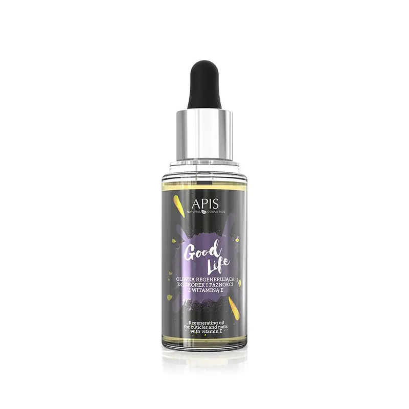 ⁨Apis good life regenerating oil for cuticles and nails with vitamin E 30 ml⁩ at Wasserman.eu