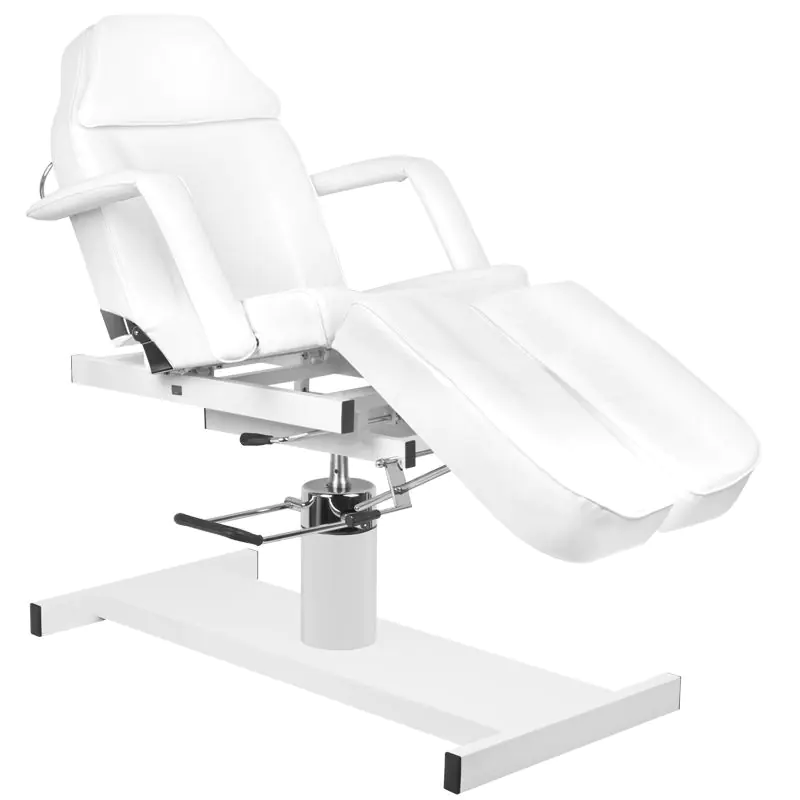 ⁨Cosmetic chair hyd. A 210C pedi white⁩ at Wasserman.eu