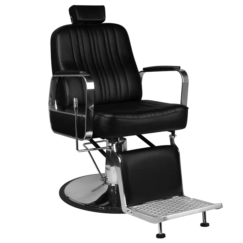 ⁨Gabbiano barber chair Patrizio black⁩ at Wasserman.eu