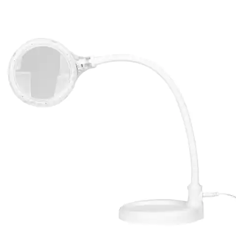⁨Lamp magnifier Elegante 2014-2r 30 led smd 5d with stand and desk clip⁩ at Wasserman.eu