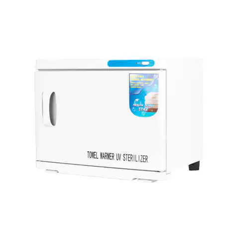 ⁨Podgrzewacz do ręcznikow ze sterylizatorem UV-C 23 L biały⁩ w sklepie Wasserman.eu