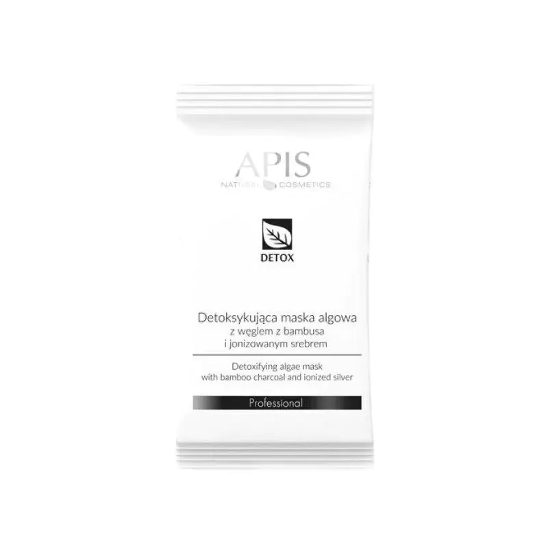 ⁨Apis detox algae detox mask with bamboo charcoal and ionized silver 20 g⁩ at Wasserman.eu