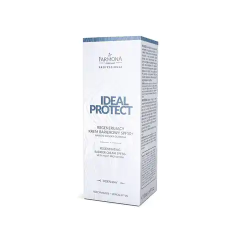⁨Farmona ideal protect regenerujący krem barierowy spf 50+ 50 ml⁩ w sklepie Wasserman.eu