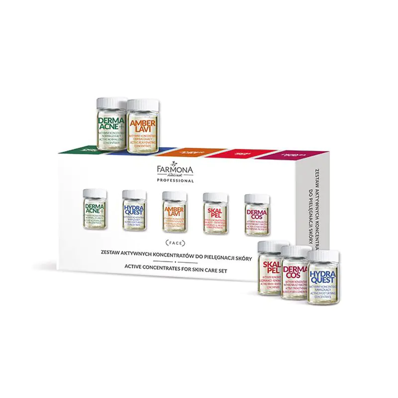 ⁨Farmona set of active skincare concentrates 10 x 5 ml⁩ at Wasserman.eu