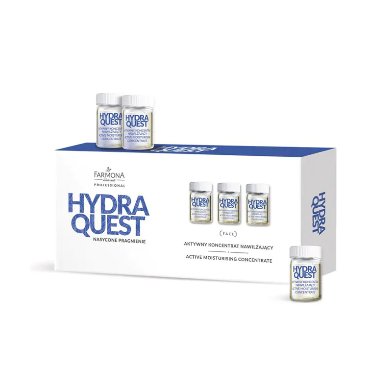 ⁨Farmona hydra quest active moisturizing concentrate 10 x 5 ml⁩ at Wasserman.eu