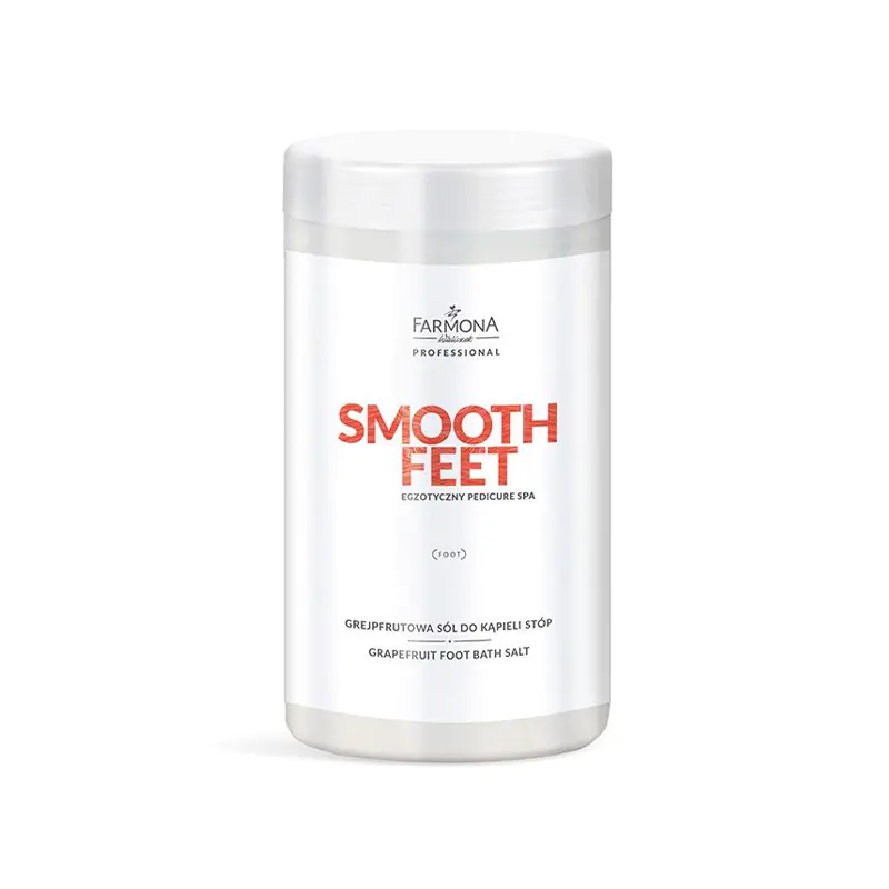 ⁨Farmona smooth feet grejpfrutowa sól do kapieli stóp 1400 g⁩ w sklepie Wasserman.eu