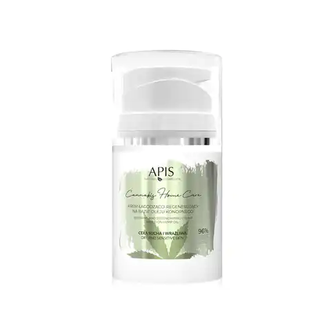 ⁨Apis cannabis home care soothing and regenerating cream based on hemp oil 50 ml⁩ at Wasserman.eu