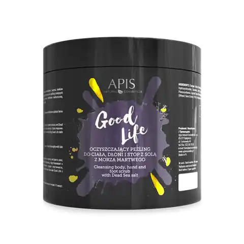 ⁨Apis good life cleansing scrub for body, hands and feet, 700 g⁩ at Wasserman.eu