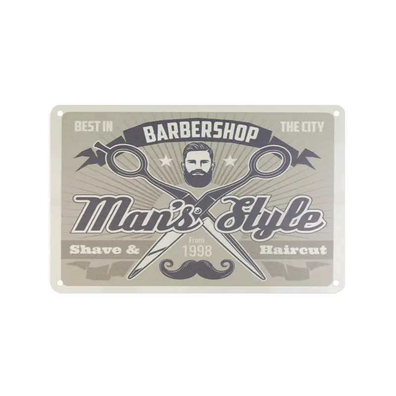 ⁨Decorative board barber B005⁩ at Wasserman.eu