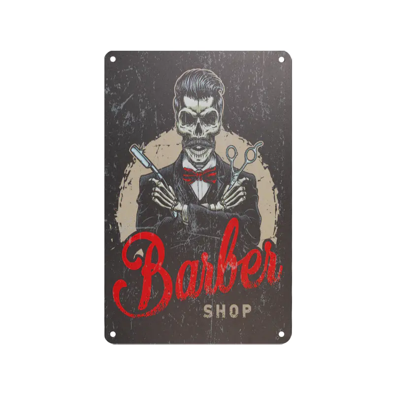 ⁨Tablica ozdobna barber B081⁩ w sklepie Wasserman.eu