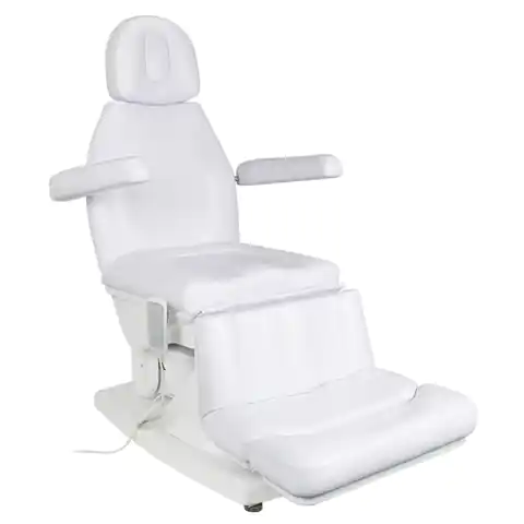 ⁨Cosmetic chair podoloogic elektr. Kate 4 strong. white⁩ at Wasserman.eu