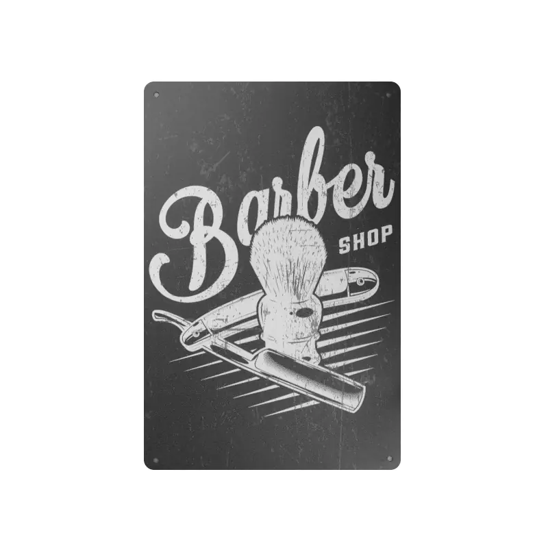 ⁨Tablica ozdobna barber B026⁩ w sklepie Wasserman.eu