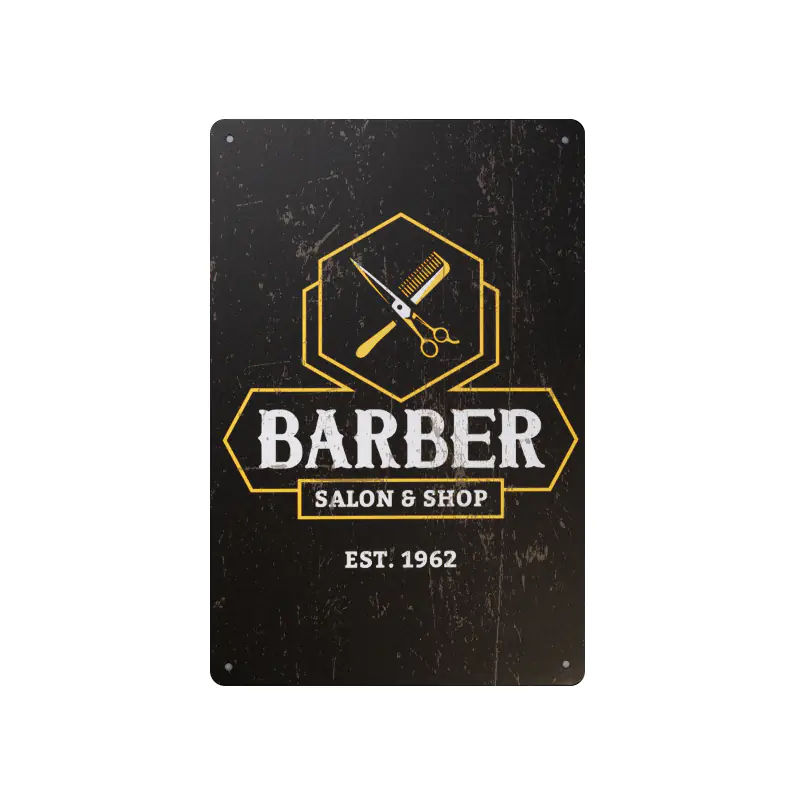 ⁨Tablica ozdobna barber B035⁩ w sklepie Wasserman.eu