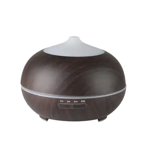 ⁨Aroma air humidifier diffuser spa 06 dark wood 400ml + timer⁩ at Wasserman.eu