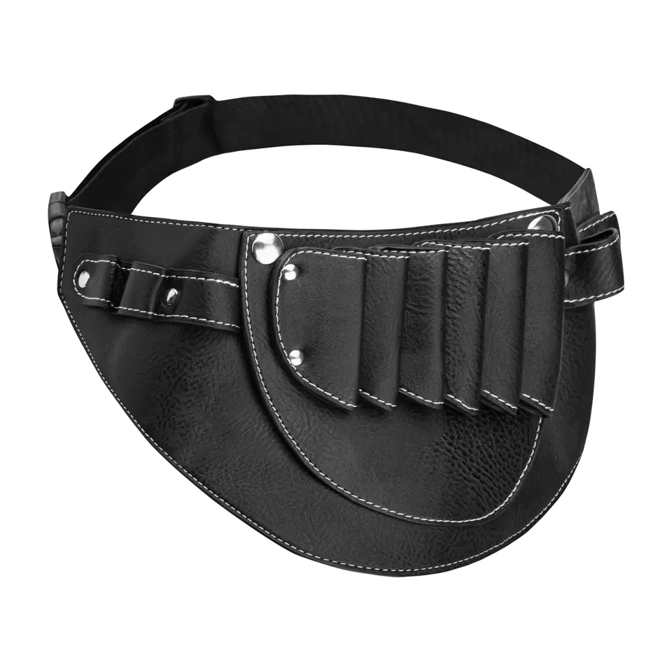 ⁨Holster belt for hairdressing scissors T10 black⁩ at Wasserman.eu