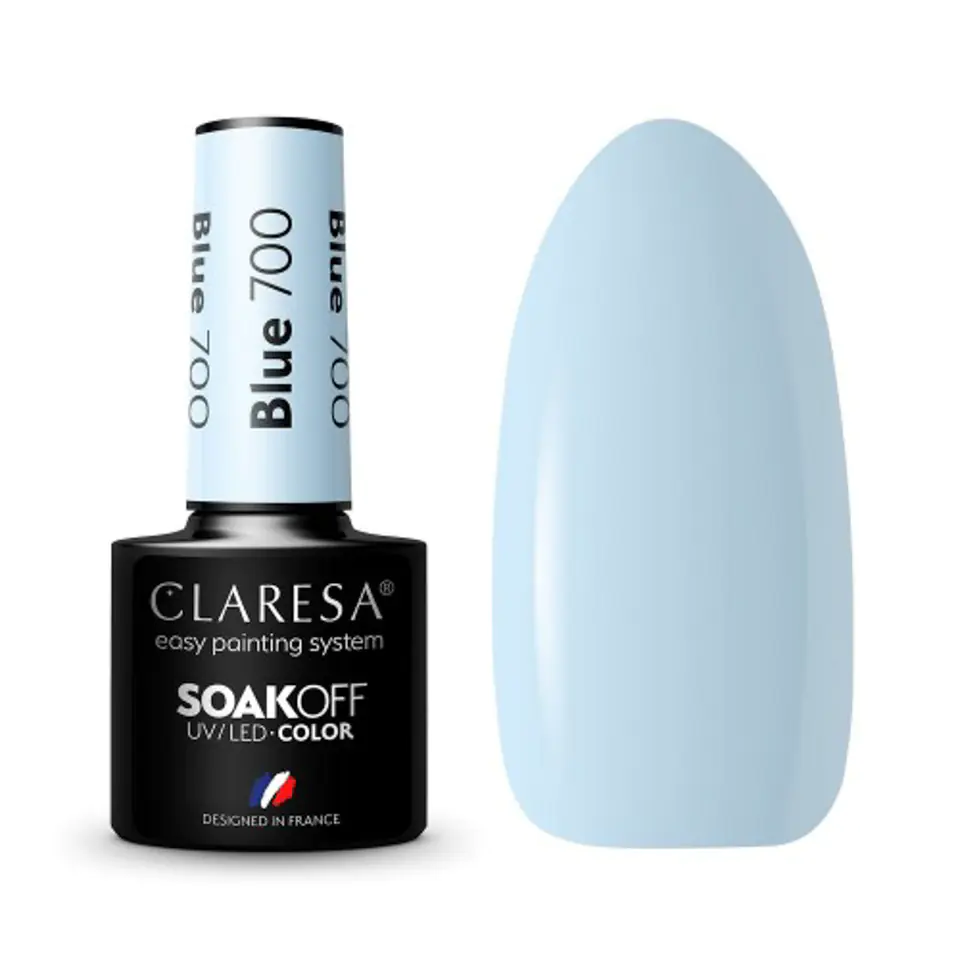 ⁨CLARESA Hybrid polish BLUE 700 -5g⁩ at Wasserman.eu