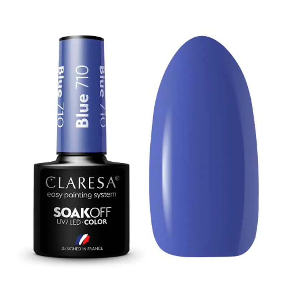 ⁨CLARESA Hybrid polish BLUE 710 -5g⁩ at Wasserman.eu