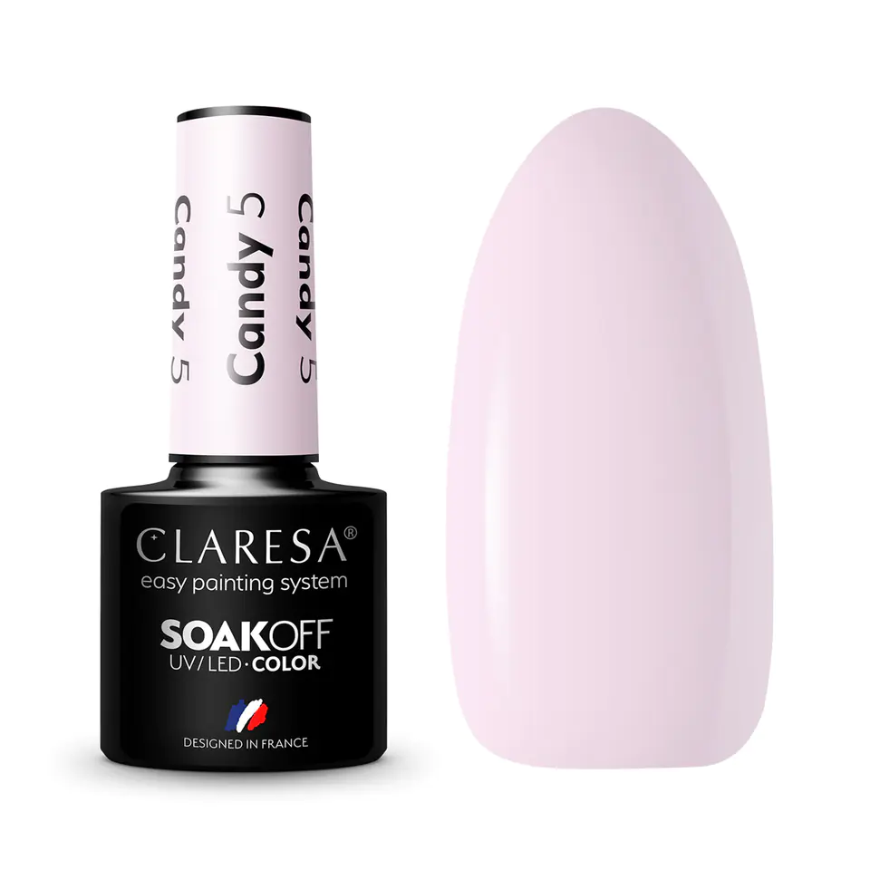 ⁨CLARESA Hybrid polish CANDY 5 -5g⁩ at Wasserman.eu