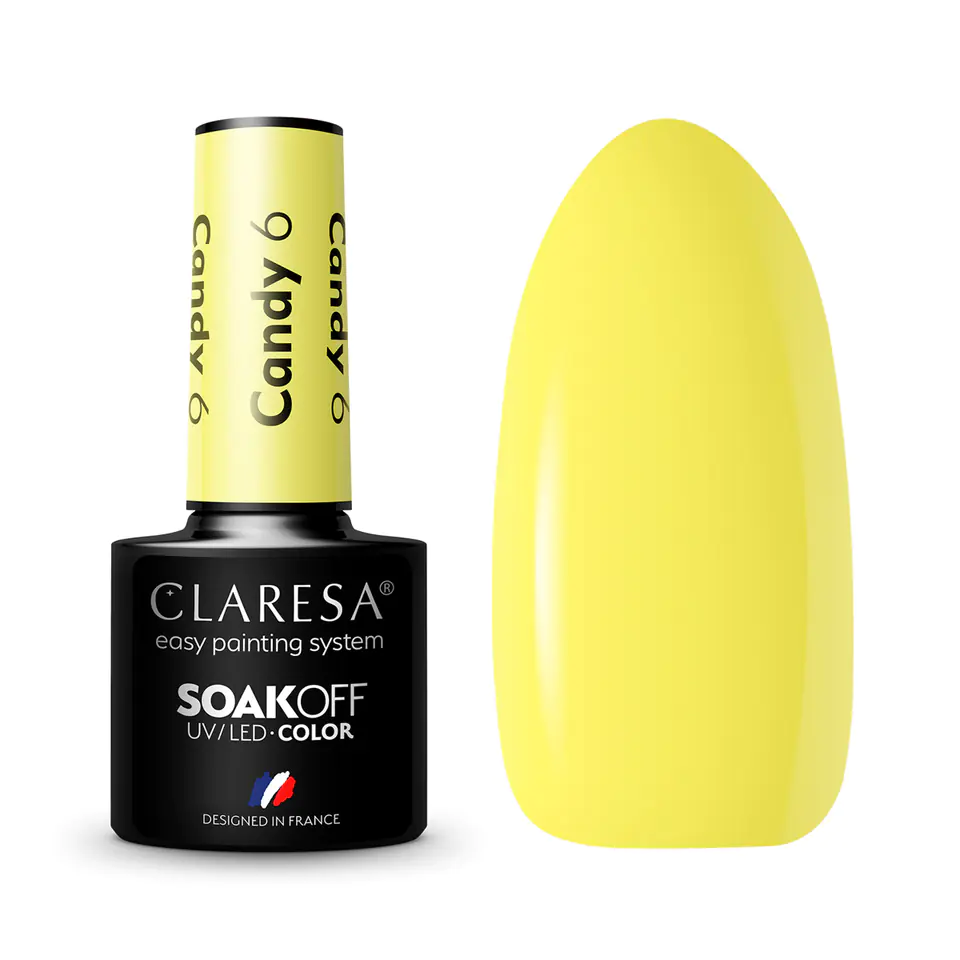 ⁨CLARESA Hybrid polish CANDY 6 -5g⁩ at Wasserman.eu