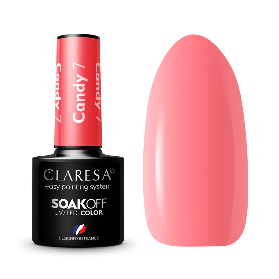 ⁨CLARESA Hybrid polish CANDY 7 -5g⁩ at Wasserman.eu