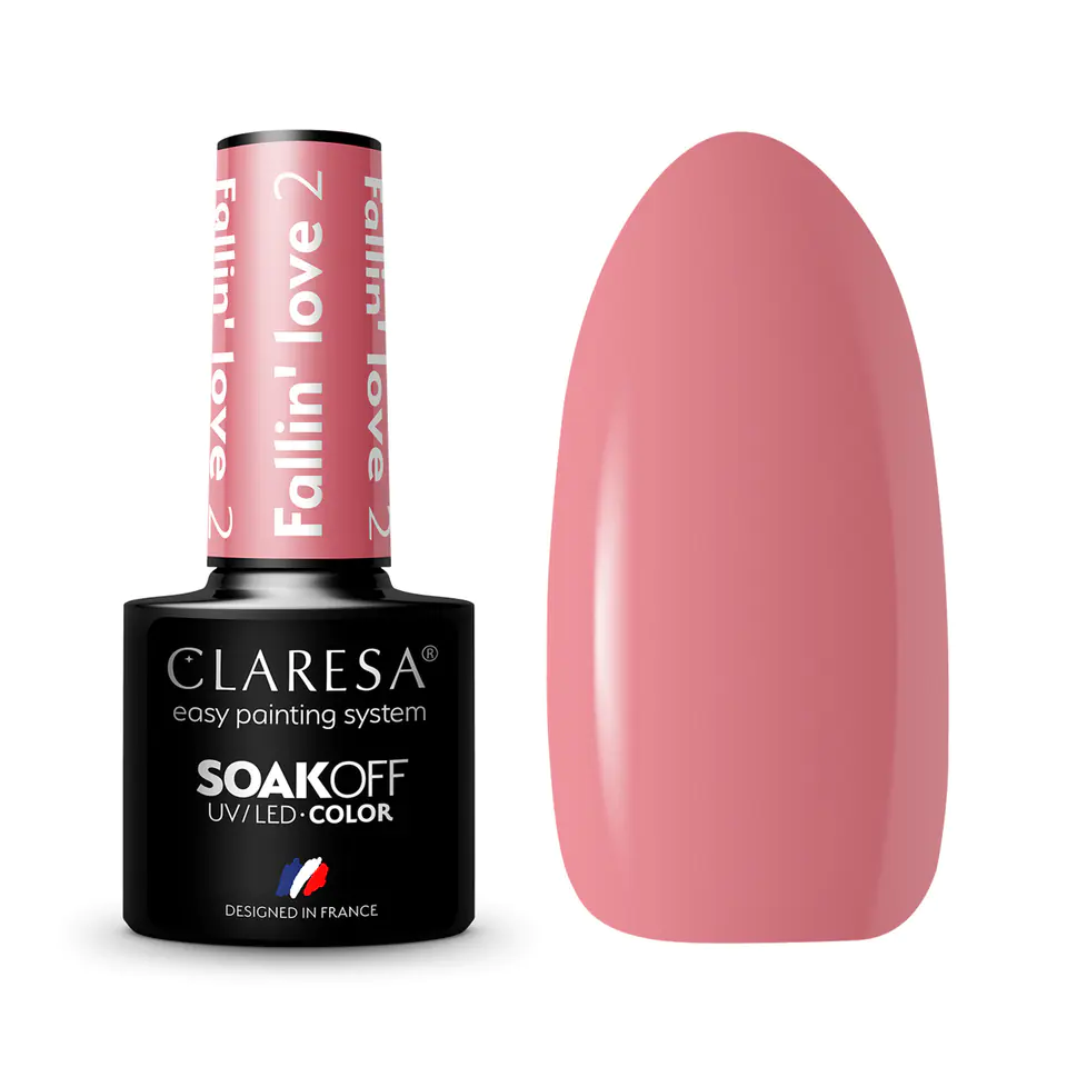 ⁨CLARESA Hybrid polish FALLIN"LOVE 2 -5g⁩ at Wasserman.eu