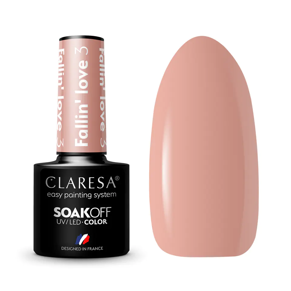 ⁨CLARESA Hybrid polish FALLIN"LOVE 3 -5g⁩ at Wasserman.eu