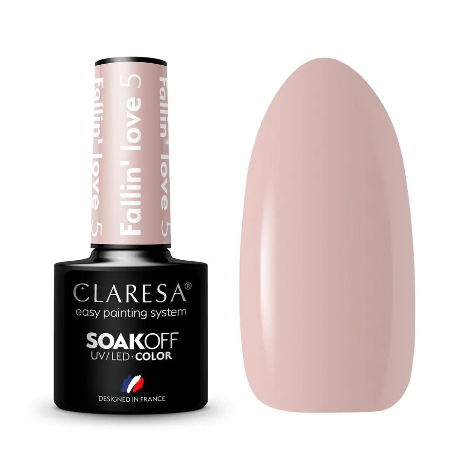 ⁨CLARESA Hybrid polish FALLIN"LOVE 5 -5g⁩ at Wasserman.eu