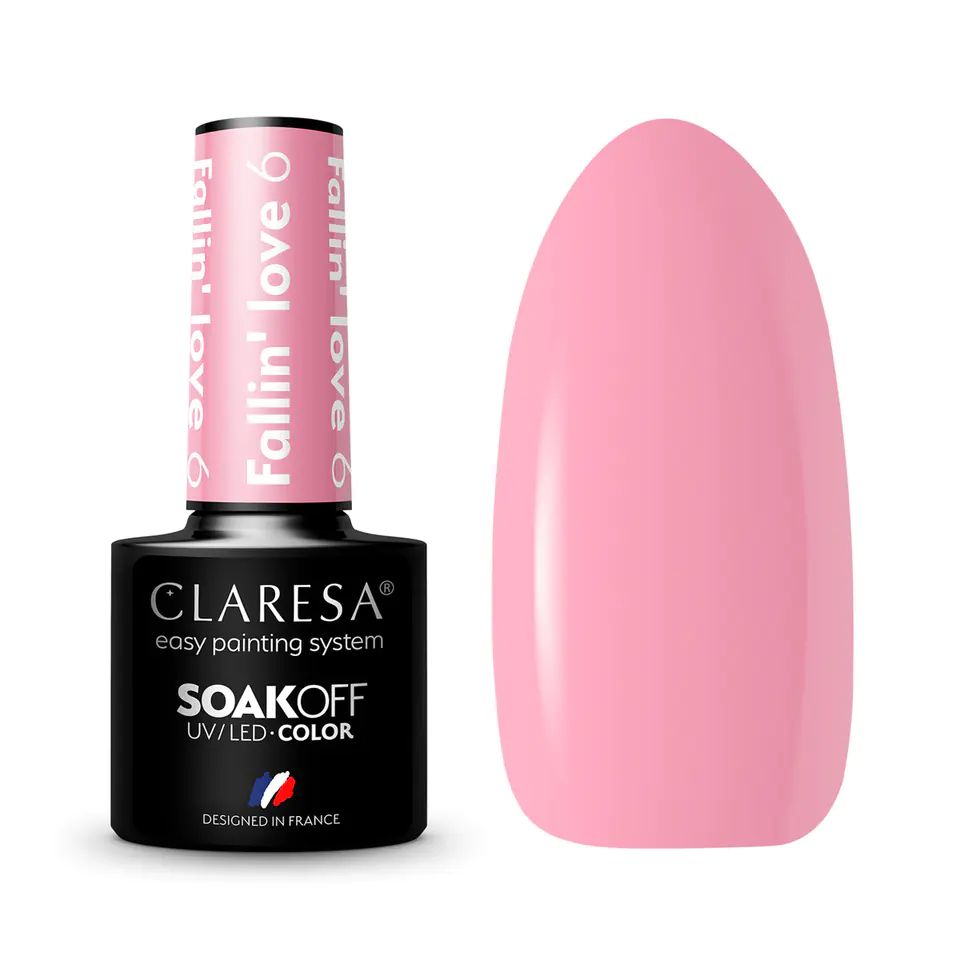 ⁨CLARESA Hybrid polish FALLIN"LOVE 6 -5g⁩ at Wasserman.eu