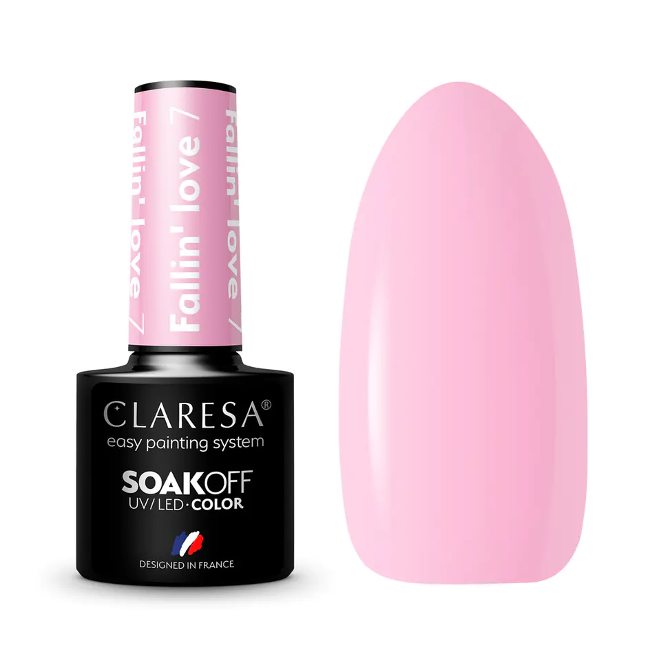 ⁨CLARESA Hybrid polish FALLIN"LOVE 7 -5g⁩ at Wasserman.eu