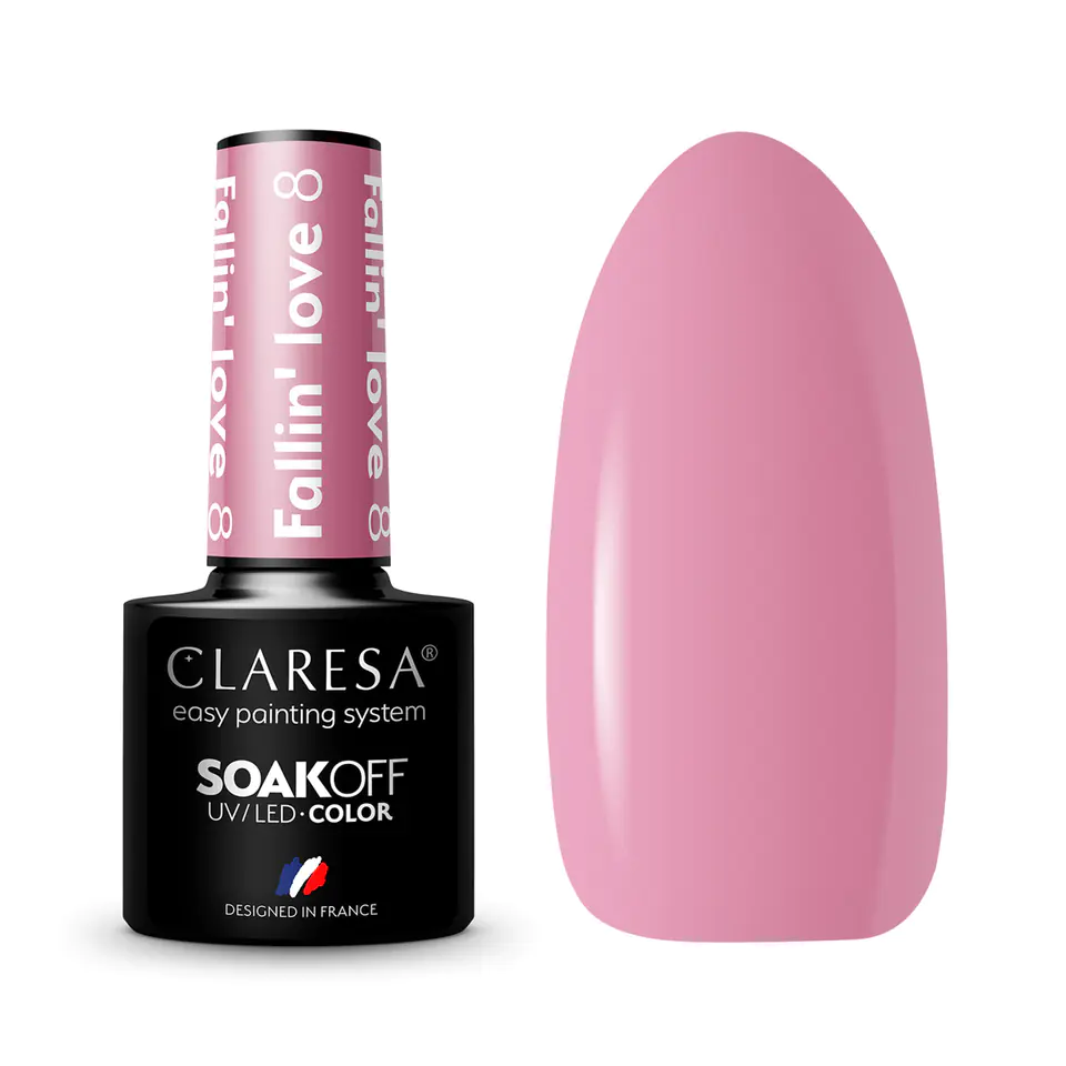 ⁨CLARESA Hybrid polish FALLIN"LOVE 8-5g⁩ at Wasserman.eu