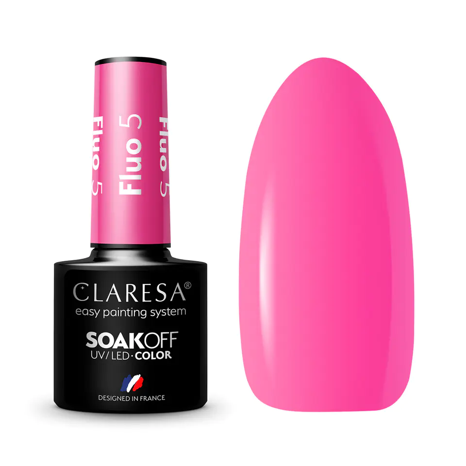 ⁨CLARESA hybrid polish FLUO 5 -5g⁩ at Wasserman.eu