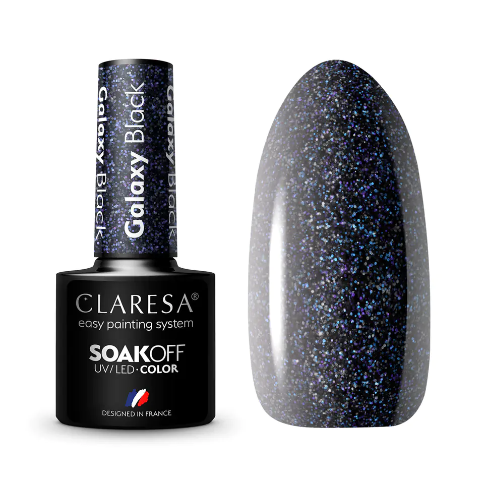 ⁨CLARESA Hybrid polish Galaxy Black 5g⁩ at Wasserman.eu