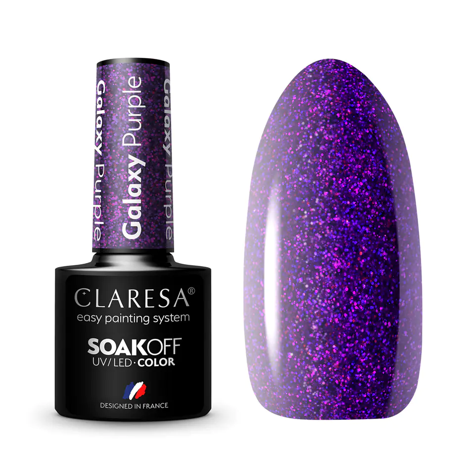 CLARESA Hybrid polish Galaxy Purple 5g at Wasserman.eu