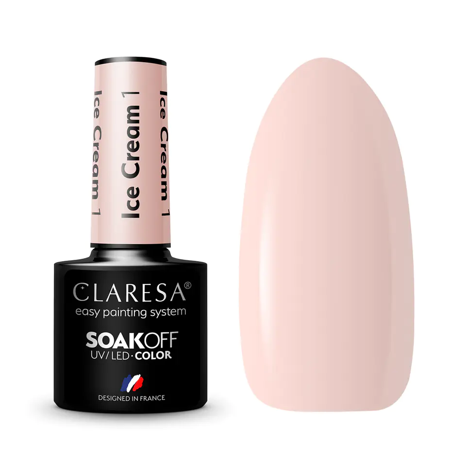 ⁨CLARESA gel polish Ice cream 1 -5g⁩ at Wasserman.eu