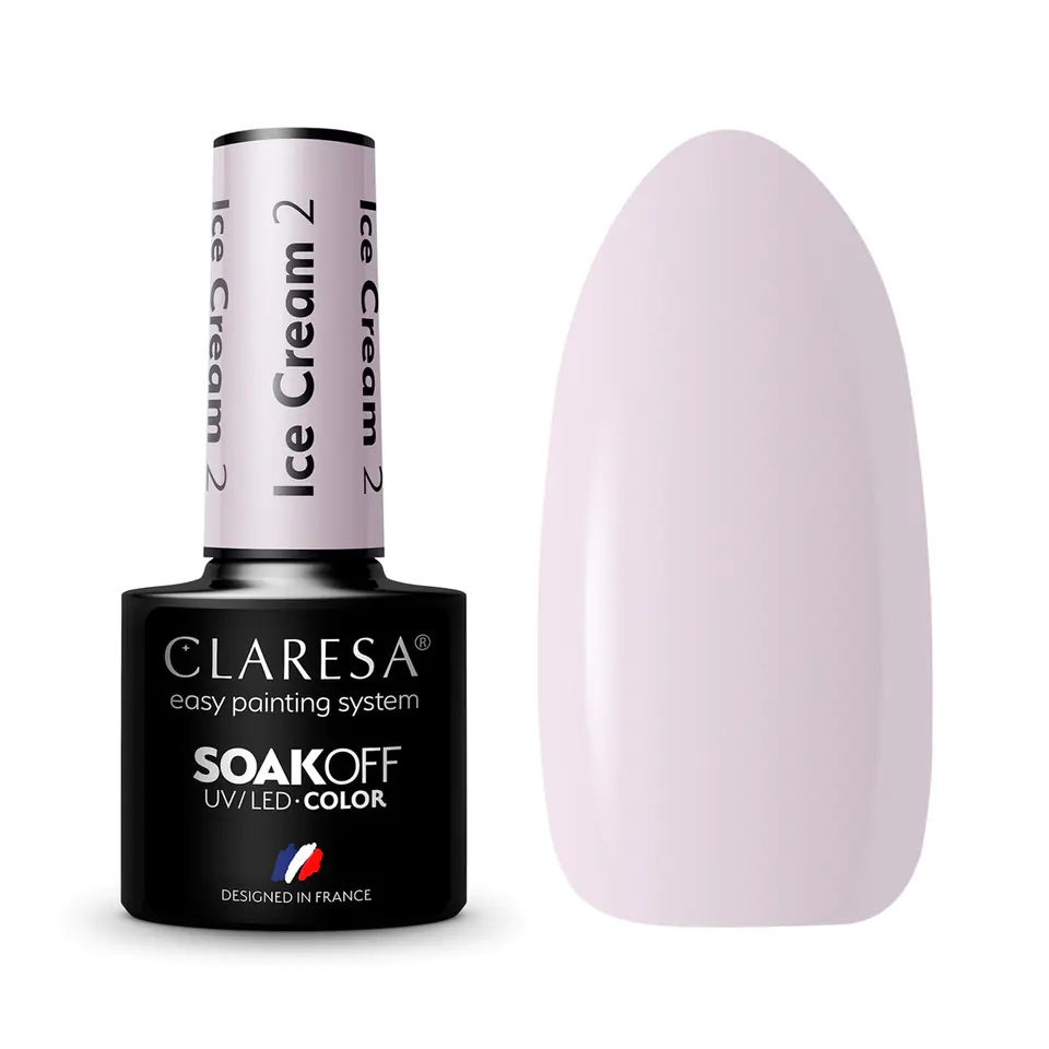 ⁨CLARESA gel polish Ice cream 2 -5g⁩ at Wasserman.eu