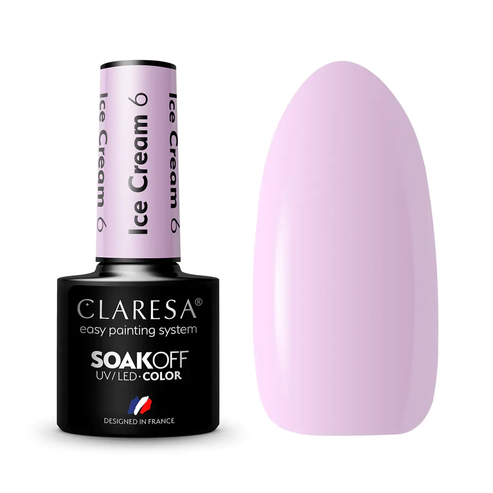 ⁨CLARESA gel polish Ice cream 6 -5g⁩ at Wasserman.eu