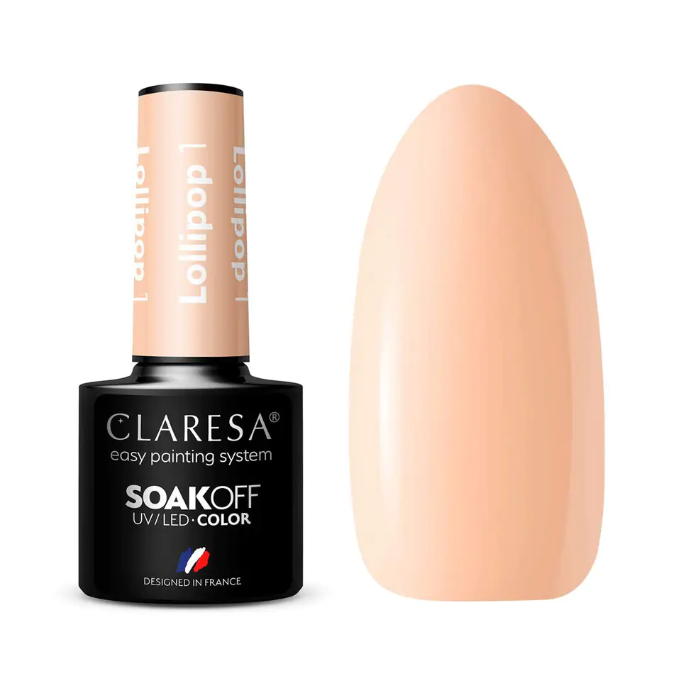 ⁨CLARESA Hybrid polish LOLLIPOP 1 -5g⁩ at Wasserman.eu