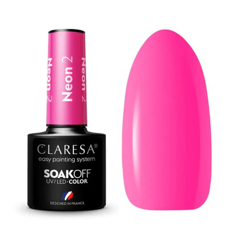 ⁨CLARESA Hybrid polish NEON 2 -5g⁩ at Wasserman.eu