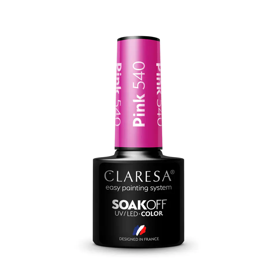 ⁨CLARESA Hybrid polish PINK 540 -5g⁩ at Wasserman.eu