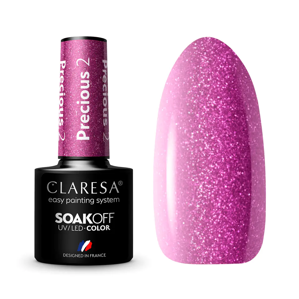 ⁨CLARESA Hybrid polish Precious PS2 5 ml⁩ at Wasserman.eu