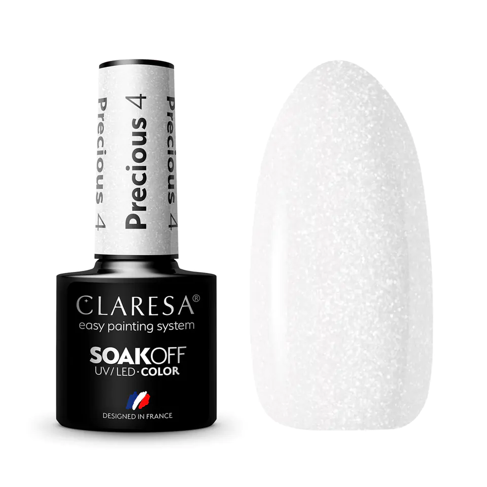 ⁨CLARESA Hybrid polish Precious PS4 5 ml⁩ at Wasserman.eu