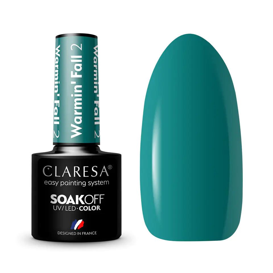 ⁨CLARESA Hybrid polish WARMIN"FALL 2 -5g⁩ at Wasserman.eu