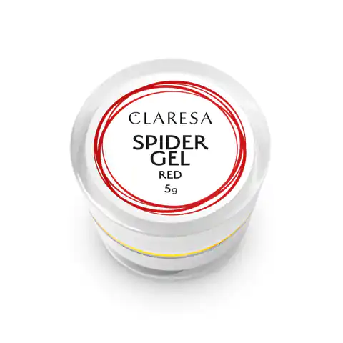 ⁨CLARESA SPIDER GEL RED 5 g⁩ at Wasserman.eu