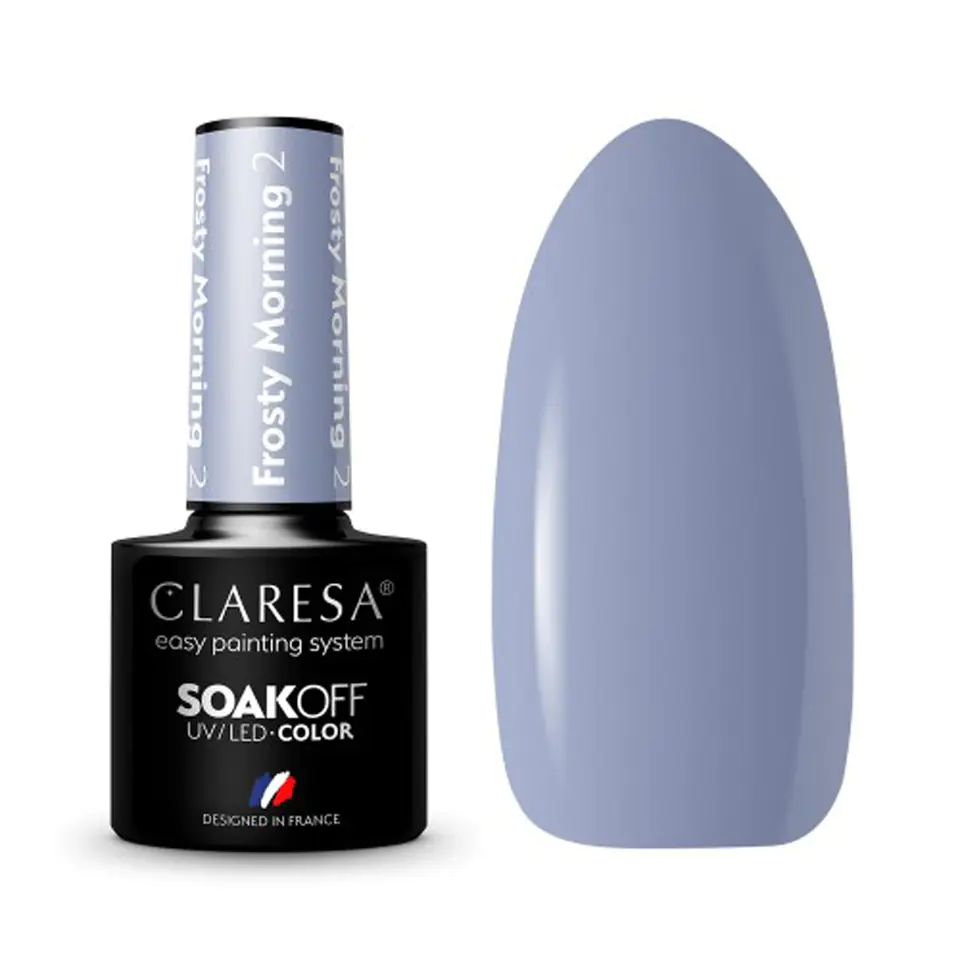 ⁨CLARESA Gel polish Frosty Morning 2 -5g⁩ at Wasserman.eu