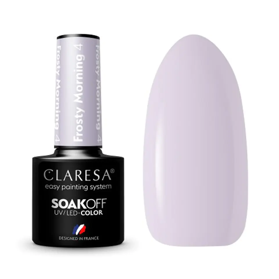 ⁨CLARESA Gel polish Frosty Morning 4 -5g⁩ at Wasserman.eu